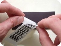 nastro liscio in gomma magnetico tagliato per etichette adesive