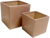 vasi quadri in ceramica colore crema AT6011C