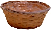 ciotola bambu rotonda cm 25 interno plastica AT135425