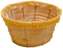 ciotole rotonde bambu naturale orlo juta colorato interno plastica