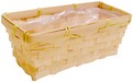 vaschetta rettangolare bambu naturale 23x19x9 AT1149