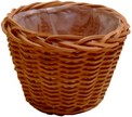copri vaso vimini rotondo cm 25 AT060125