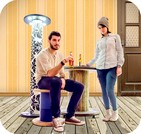 arredamento casa con bobine avvolgicavi elettrici in legno