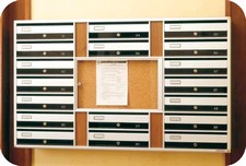 casellario postale con bacheca in condomini ATAPG