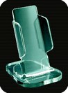 porta telefonino cellulare plastica trasparente con base per esposizione vetrina AT305C