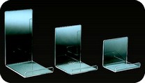 espositori in plastica trasparente per esposizione borse in vetrina AT235