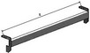 barra rettangolare cromata per supporto ganci blister AT000BC