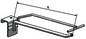 gancio semplice su barra rettangolare con porta prezzo per blister ATGSBPP