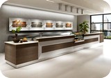bancone bar 3 metri con lavello e cella frigo TORI8001