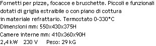 testo fornetti per pizze focacce ATPIZ3