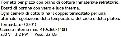 testo fornetto pizza 2 camere ATPIZ5