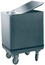 testo offerta promozionale tramoggia porta farina in acciaio inox su ruote 150 litri