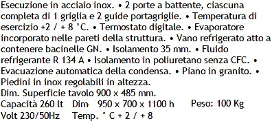 testo tavolo preparazioni pizze refrigerato con piano marmo