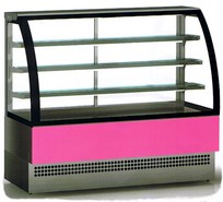 vetrina per dolci refrigerata con 4 piani esposizione