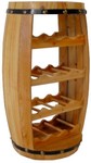 botte cantinetta per 14 bottiglie legno naturale