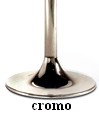 finitura base conica in cromo per ATT022