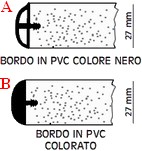 bordo pvc 27 mm