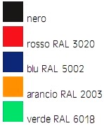 colori seduta ATS4075
