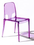 sedie impilabili in plastica trasparente sala da the
