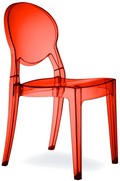 sedute in plastica trasparente per giardini