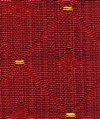 stoffe ignifughe in classe 1 colore rosso e decoro rombo con giglio A 597 11