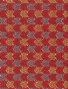tessuto colorato rosso con disegno geometrico F067 10