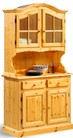 credenza per trattoria pizzeria a 2 sportelli legno e vetro con cassetti posate
