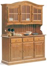 mobile credenza per piatti e posate in legno pino per ristorante 3 ante