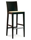 sgabello alto in legno per pub colore weng 28
