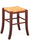 sgabelli con seduta in paglia e gambe in legno 286 A