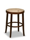 sgabello in legno con sedile in paglia di vienna 280 B