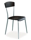 sedie in legno per bar colore moka 381