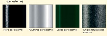 colori e finiture gambe tavoli bar