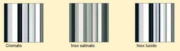 finitura gambe tavoli bar cromo e inox