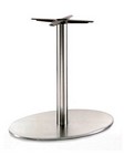 basamento per tavoli bar in acciaio inox satinato 517