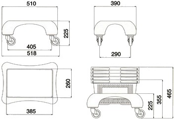 porta ceste cestelli cestoni cestini cesti plastica spesa supermercato