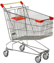 carrello spesa per grande distribuzione e supermercati