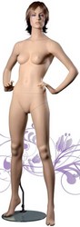 manichino femminile con testa e capelli