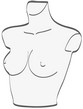 bustino donna trasparente