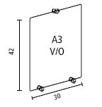 espositori plexiglass per vetrine