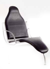 chaise longue per sala d'attesa
