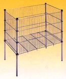 cesto promozionale pieghevole con fondo altezza regolabile GS04042C