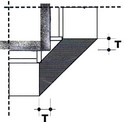 Ingombri Angolo Esterno per scaffali metallici