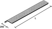 Tegolino sagomato per cielino scaffale