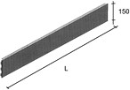 fascia frontale cielino cieco
