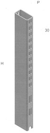 montante per scaffale supermercato cm 3 x 6