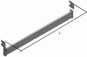 Barra ferma pallet agganciabile
