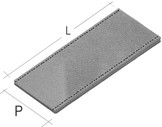 ripiano in lamiera per scaffalature supernercato