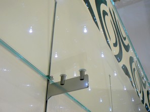 piano vetro con LED integrati sp 8 mm