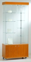 vetrinette con piani rotanti e mobiletti ante battenti 80 x 40 x 187 AT8-18GM